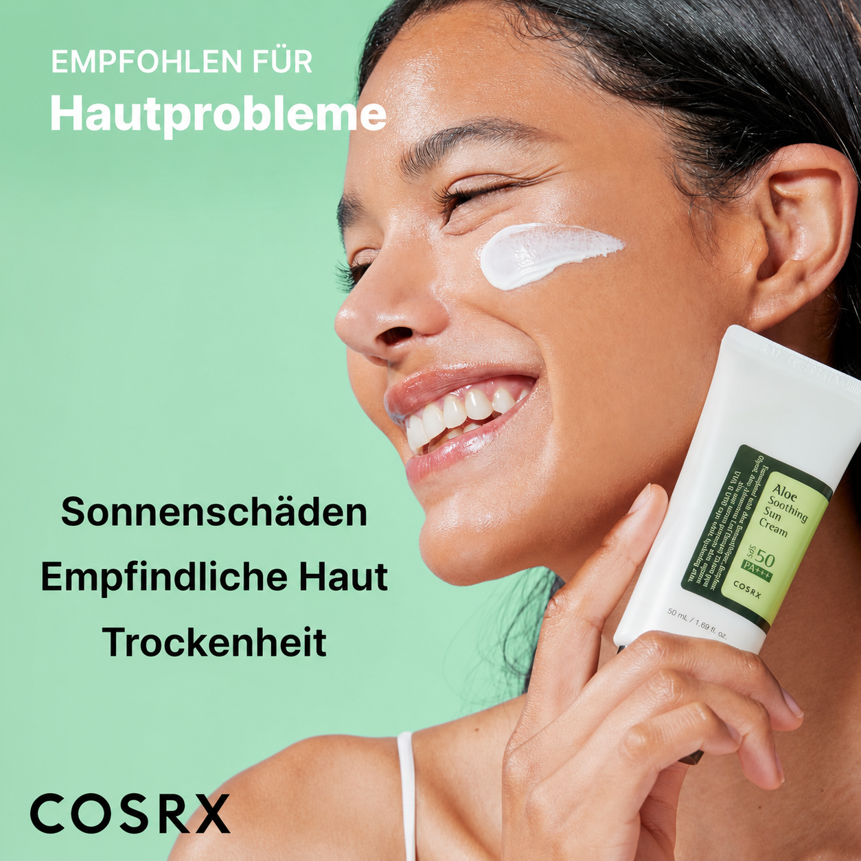 COSRX Aloe Soothing Sonnencreme SPF50