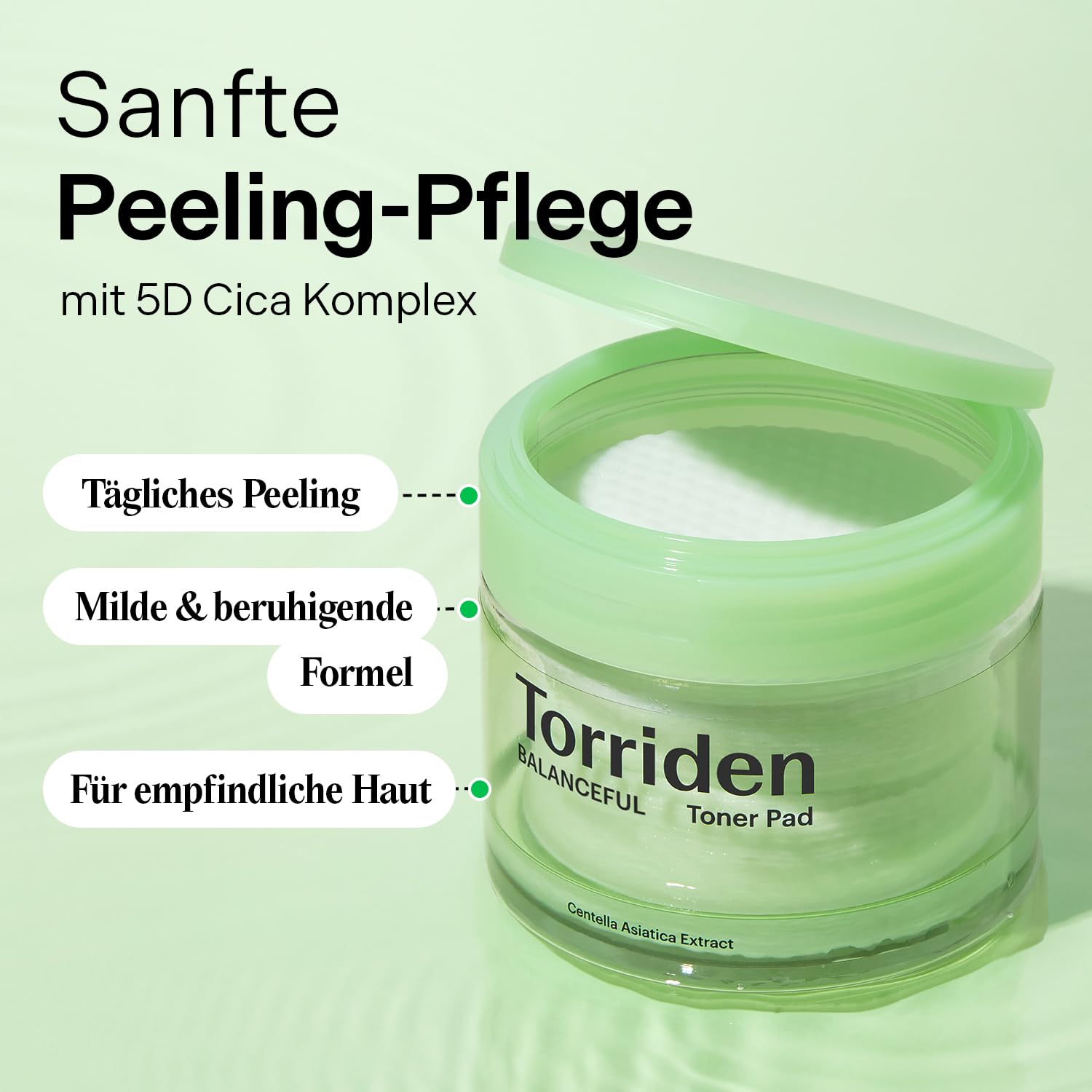 Torriden Balanceful Toner Pad Centella Asiatica Extract