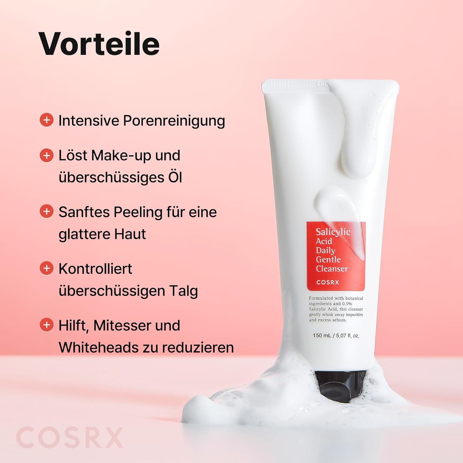 COSRX Salicylic Acid Daily Gentle Cleanser