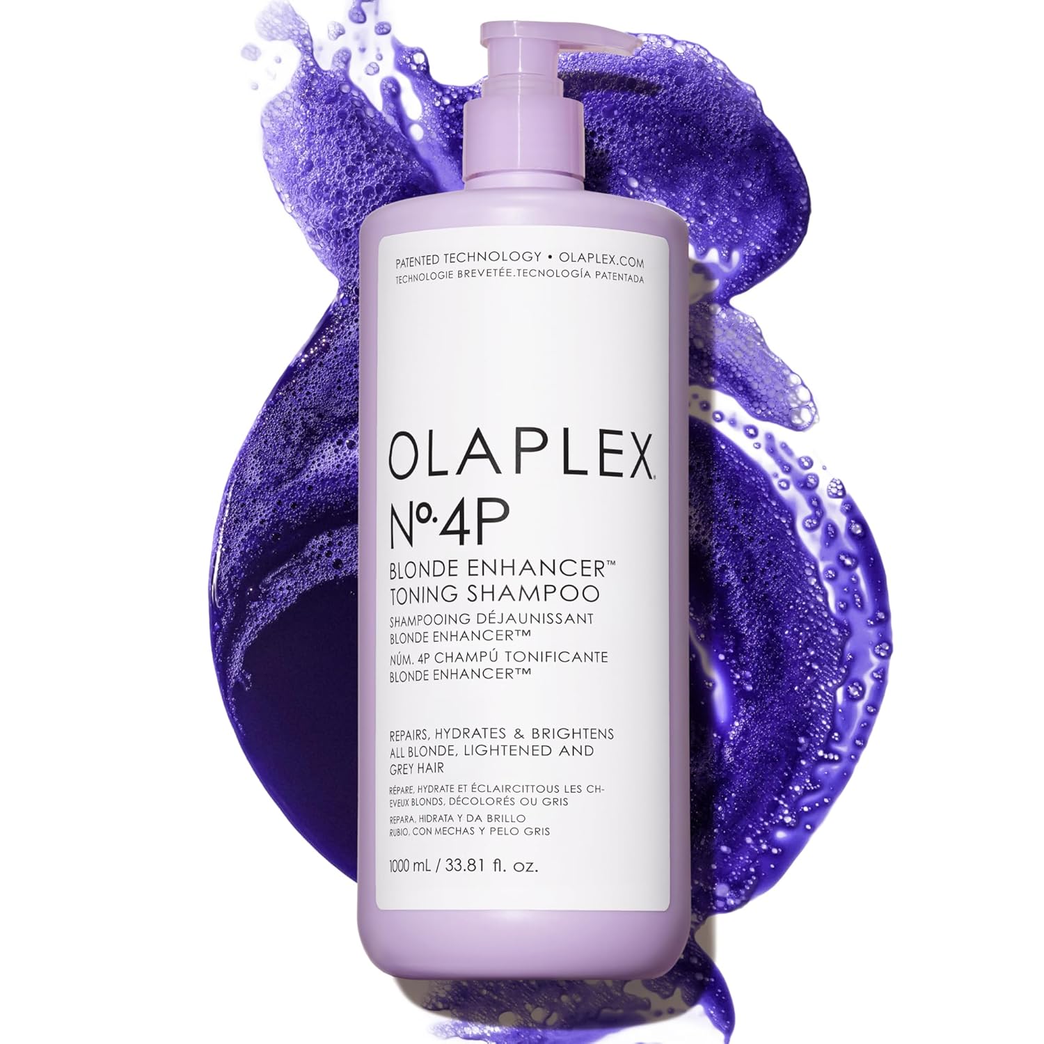 Olaplex No. 4P Blonde Enhancer Toning Shampoo