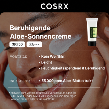 COSRX Aloe Soothing Sonnencreme SPF50