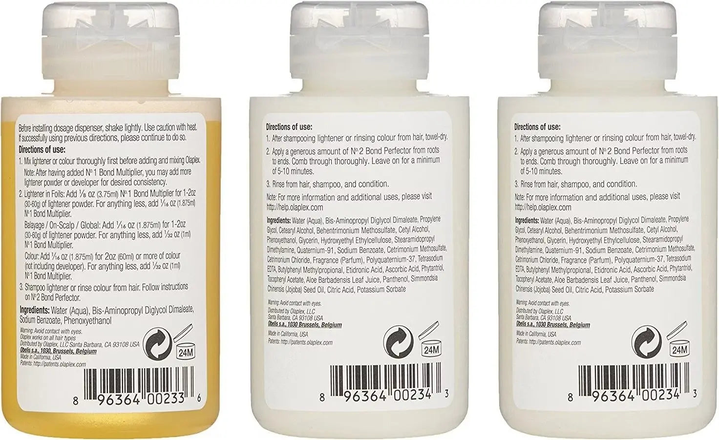 Olaplex Traveling Stylist Kit (100ml - No.1 + 2x No2)