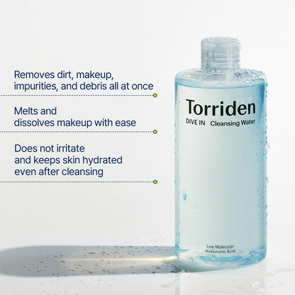 Torriden Dive In Cleansing Water Low Molecular Hyaluronic Acid