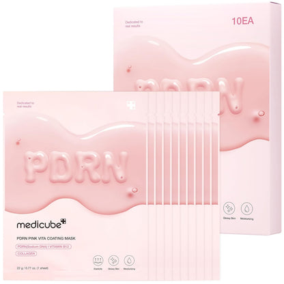medicube Salmon DNA PDRN Pink Vita Coating Maske 22g