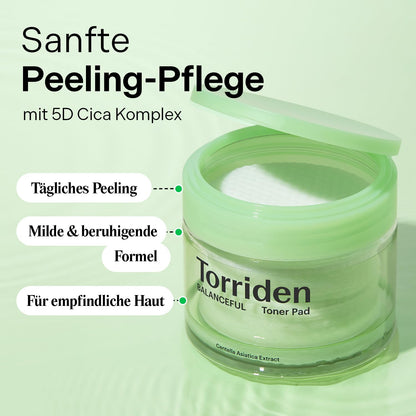Torriden Balanceful Toner Pad Centella Asiatica Extract