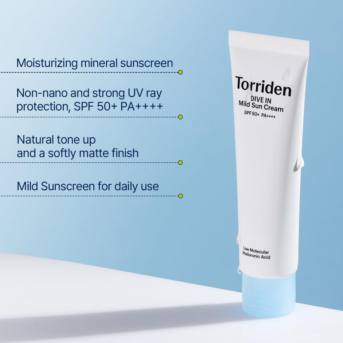 Torriden Dive In Mild Sun Cream SPF50+