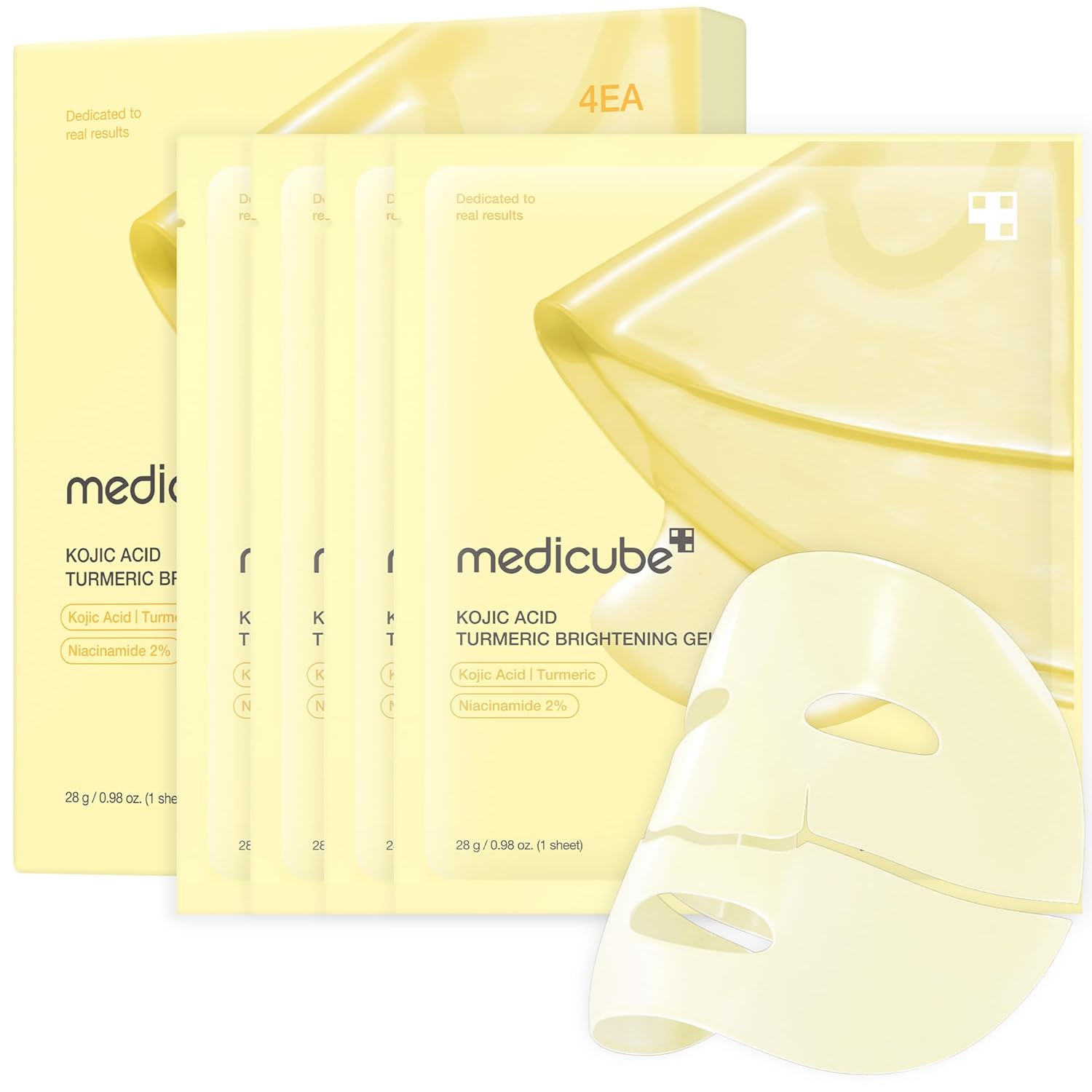 Medicube Gelmaske Kojic Acid Turmeric Brightening Gesichtsmaske 28g