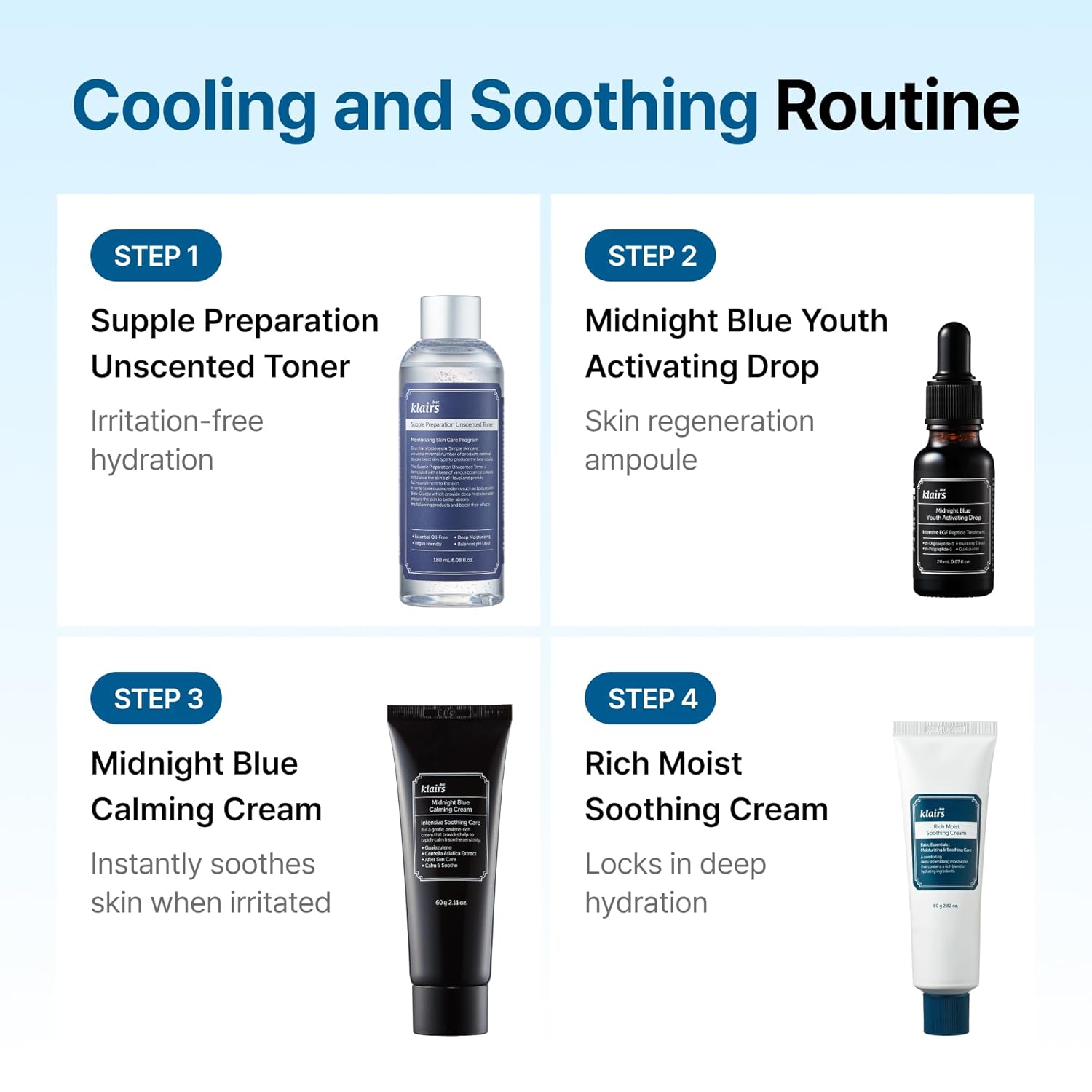 Dear Klairs Midnight Blue Calming Cream