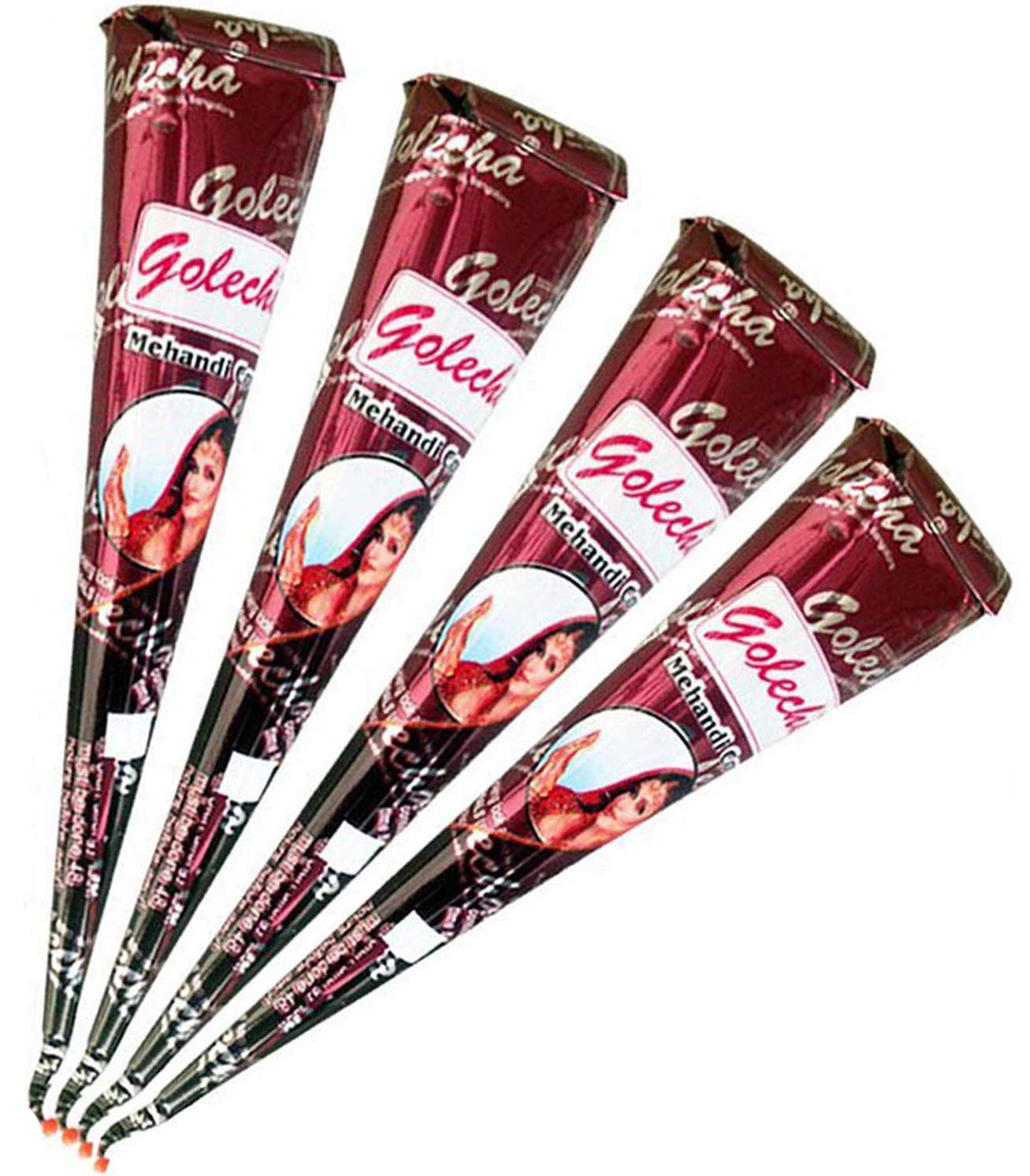 Golecha Hennapaste 4x25g - 100% natürlich Rotbraun