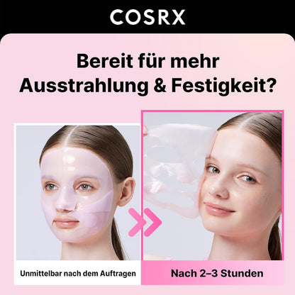COSRX Pink Peptide Collagen Lifting Glow Hydrogel Gesichtsmasken