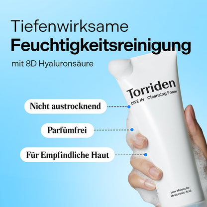 Torriden Dive In Cleansing Foam Low Molecular Hyaluronic Acid