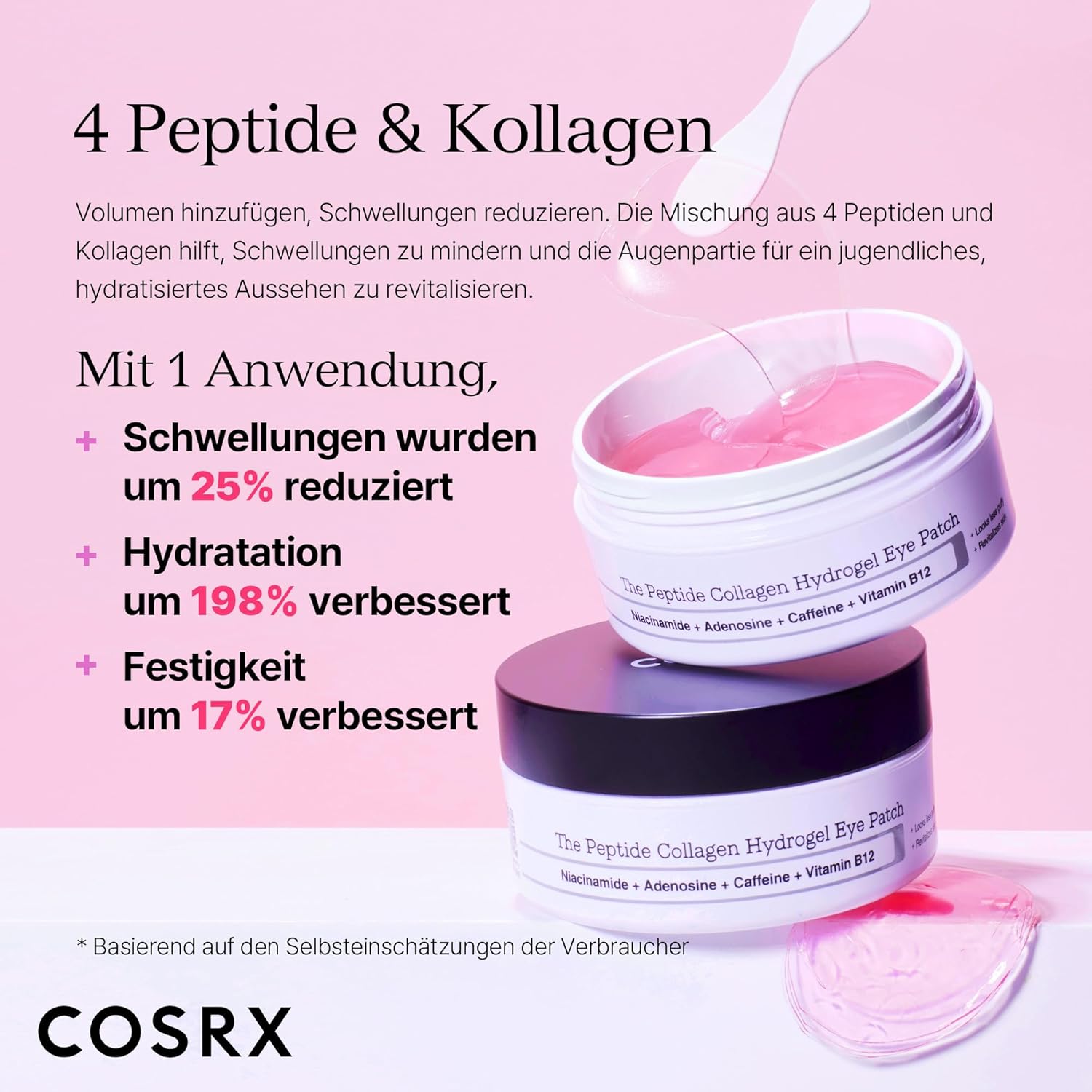 COSRX The Peptide Collagen Hydrogel Augenpads