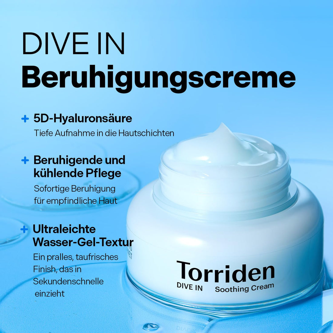 Torriden Dive In Soothing Cream Low Molecular Hyaluronic Acid