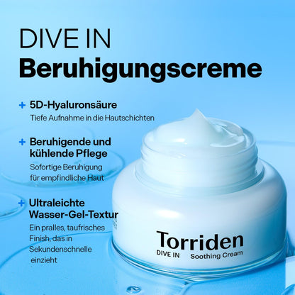 Torriden Dive In Soothing Cream Low Molecular Hyaluronic Acid