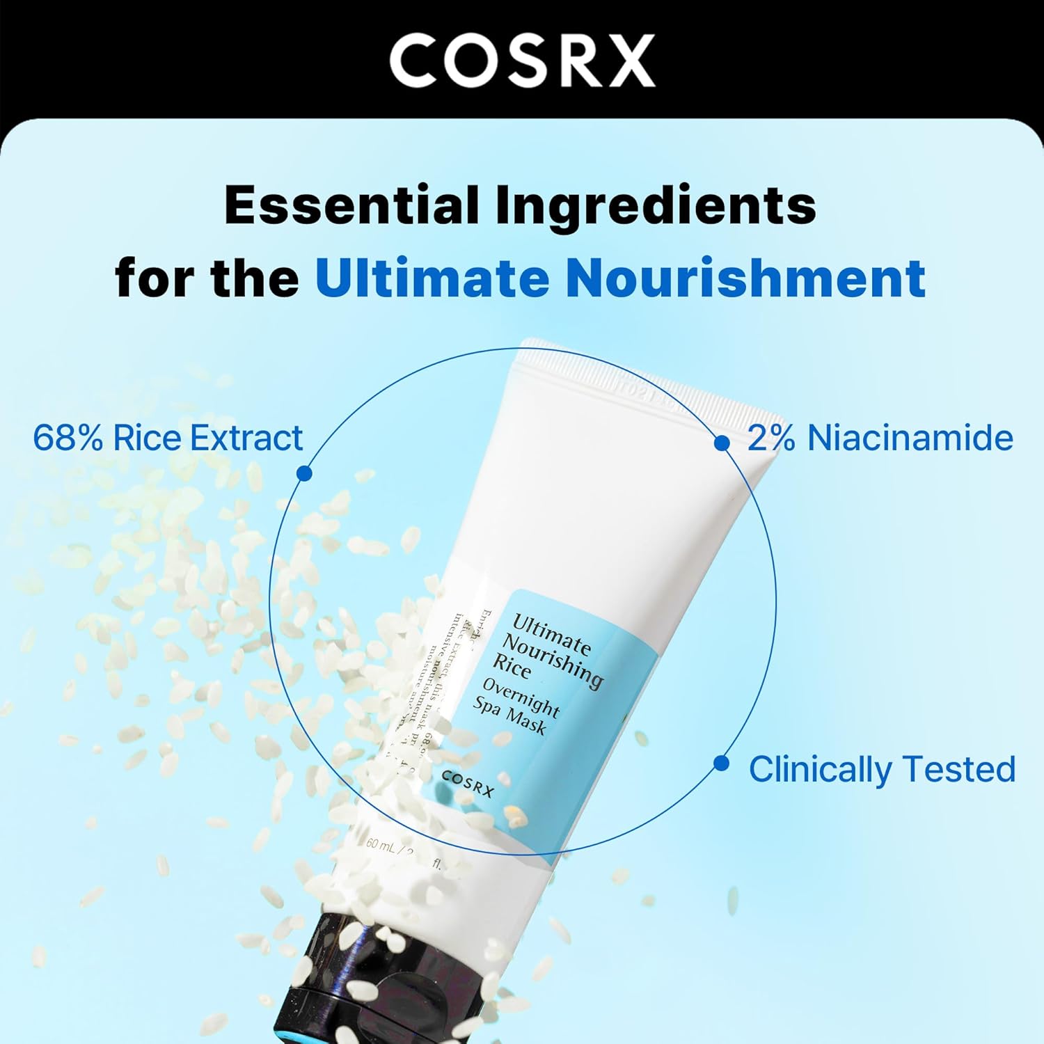 COSRX Ultimate Nourishing Rice Overnight Mask