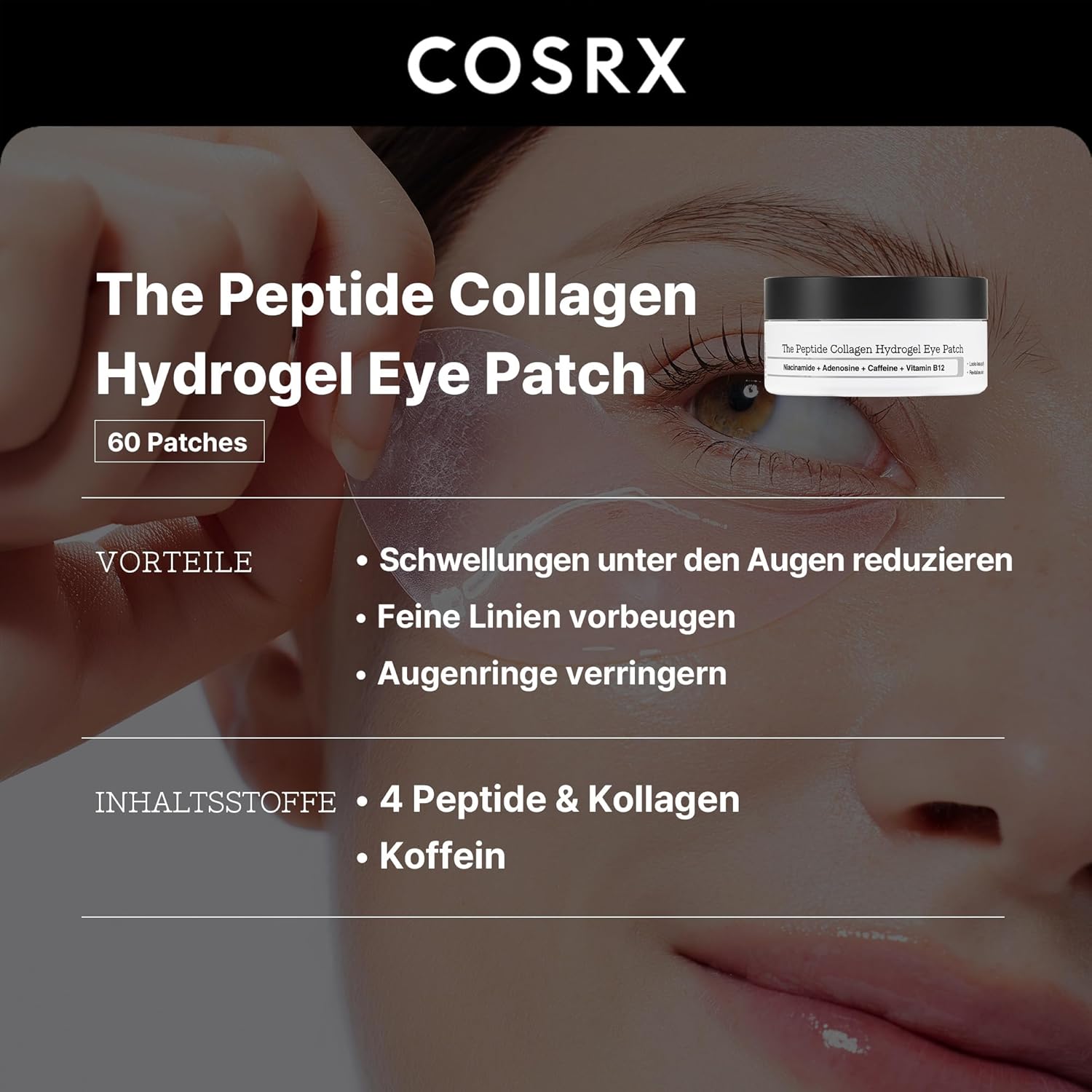 COSRX The Peptide Collagen Hydrogel Augenpads