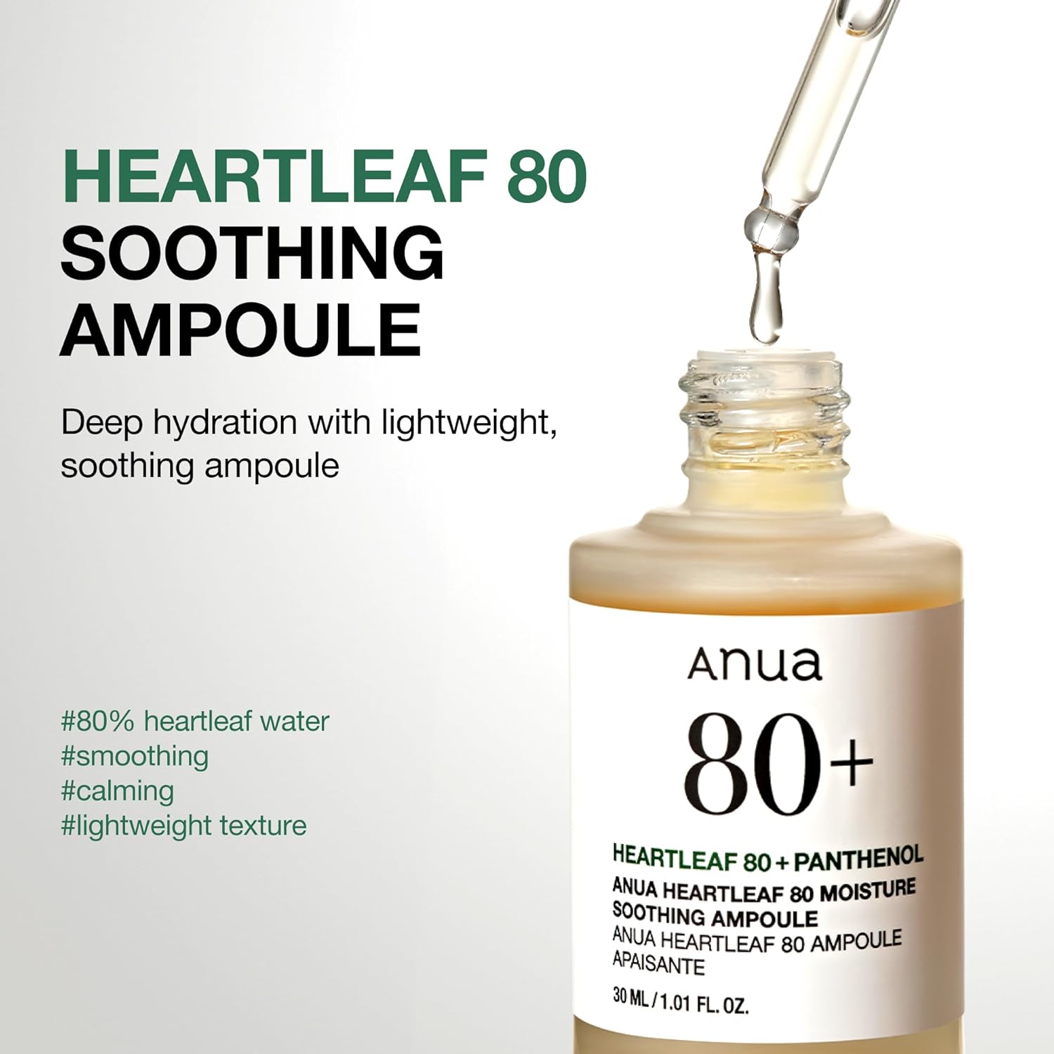 Anua Heartleaf 80% Soothing Ampoule