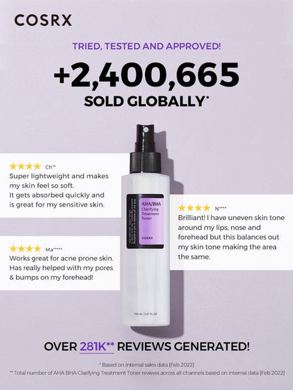 COSRX AHA/ BHA Clarifying Treatment Toner
