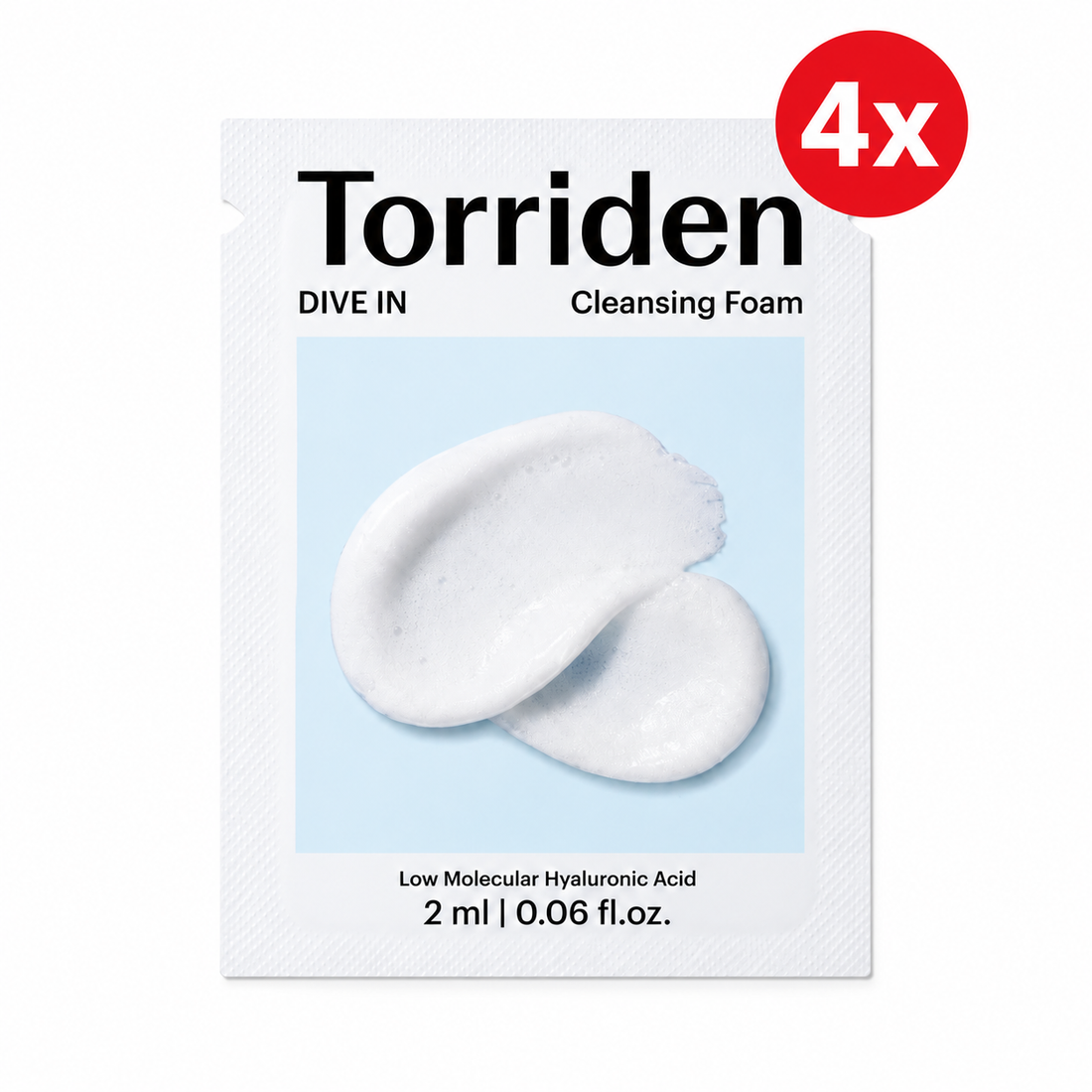 Torriden Dive In Cleansing Foam Mini 4er-Pack
