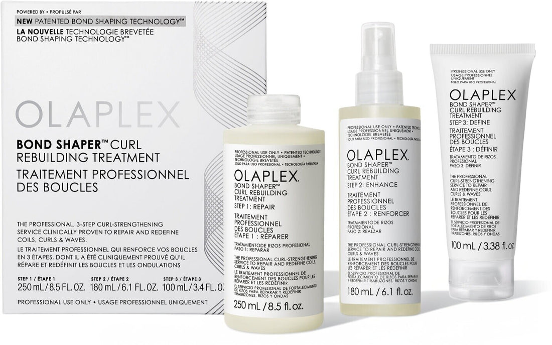 Olaplex Bond Shaper Curl Rebuilding Treatment Set