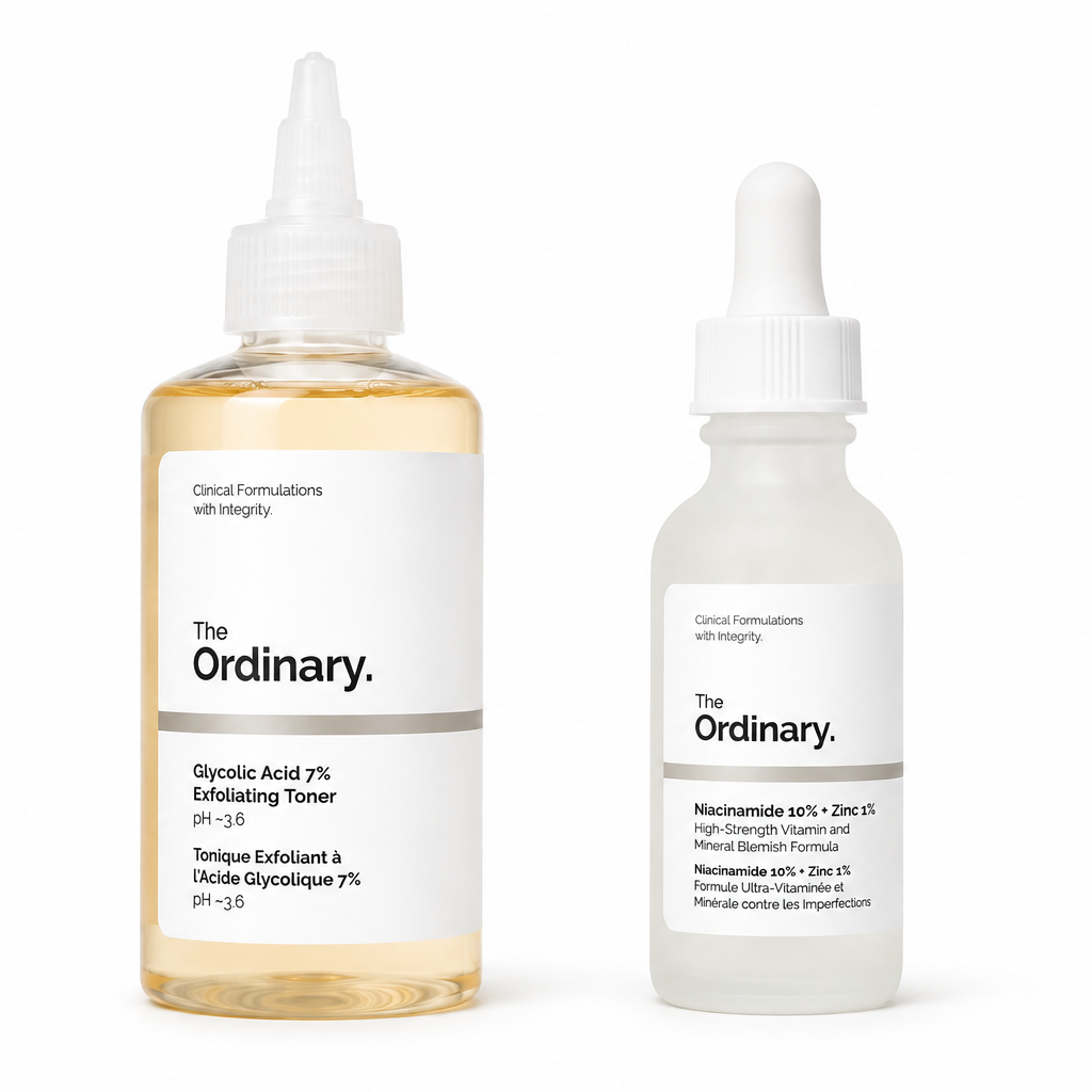 The Ordinary Skin Cycling Duo